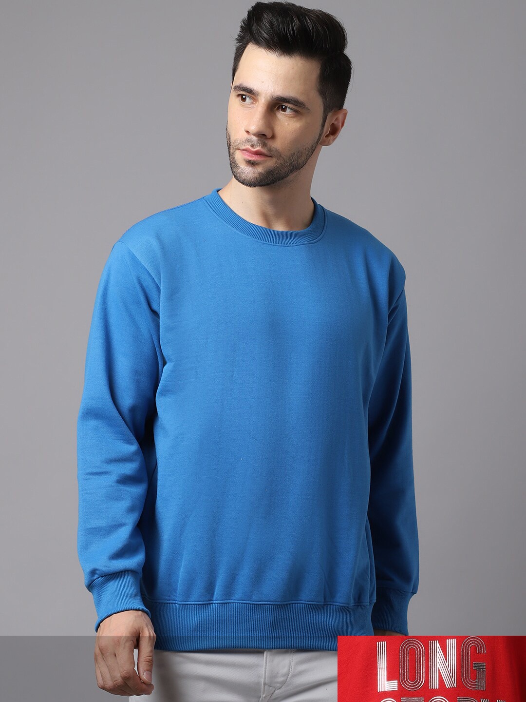 

VIMAL JONNEY Men Pack Of 2 Blue Sweatshirt