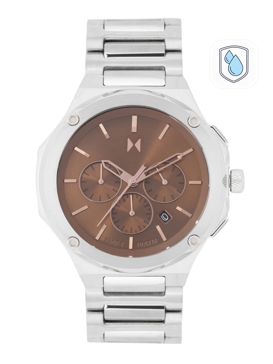 

MVMT Men Brown Dial & Silver Toned Straps Raptor Analogue Chronograph Watch 28000245