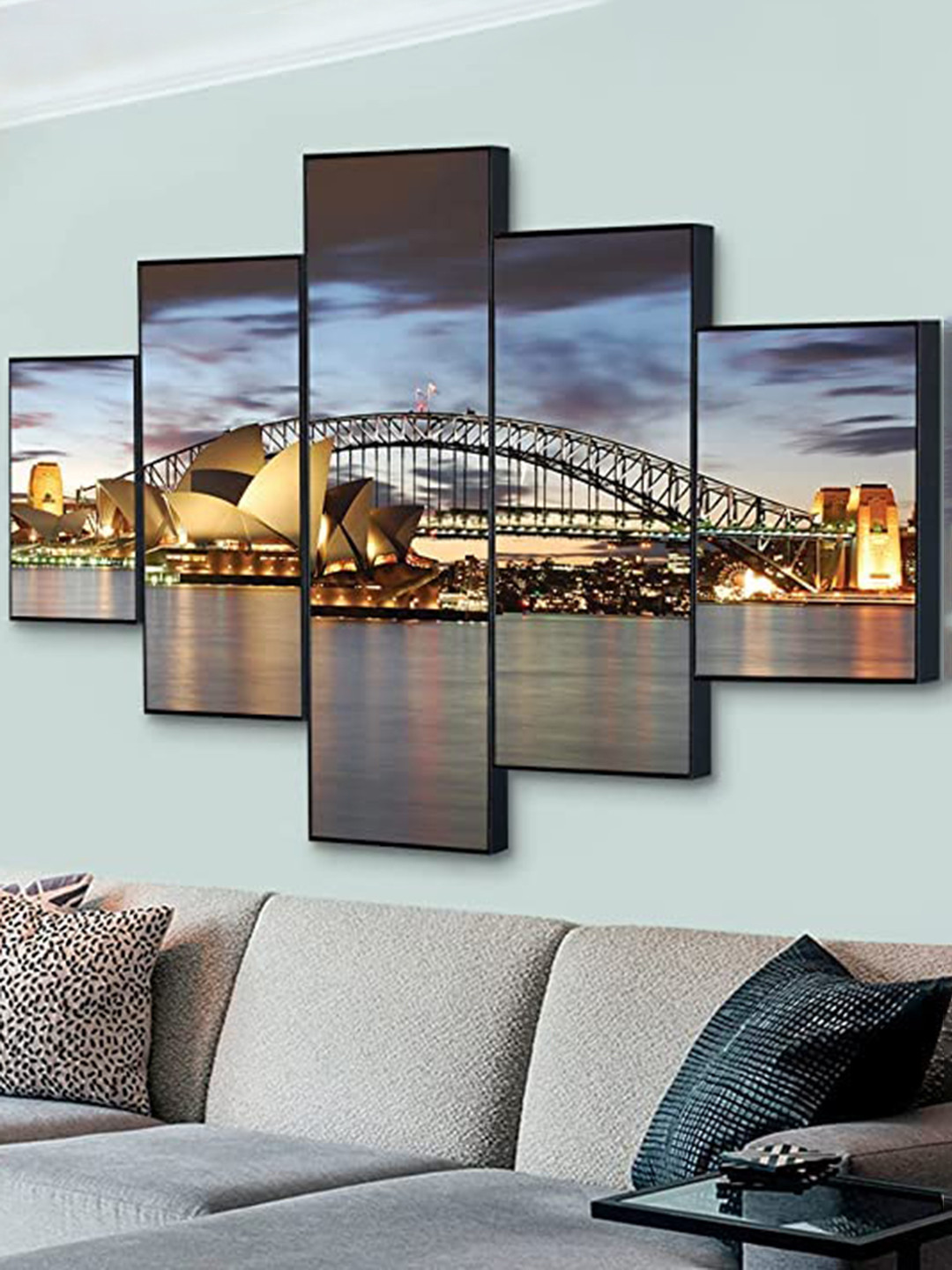 

Perpetual Set Of 5 Modern Paintings Wall Art, Multi