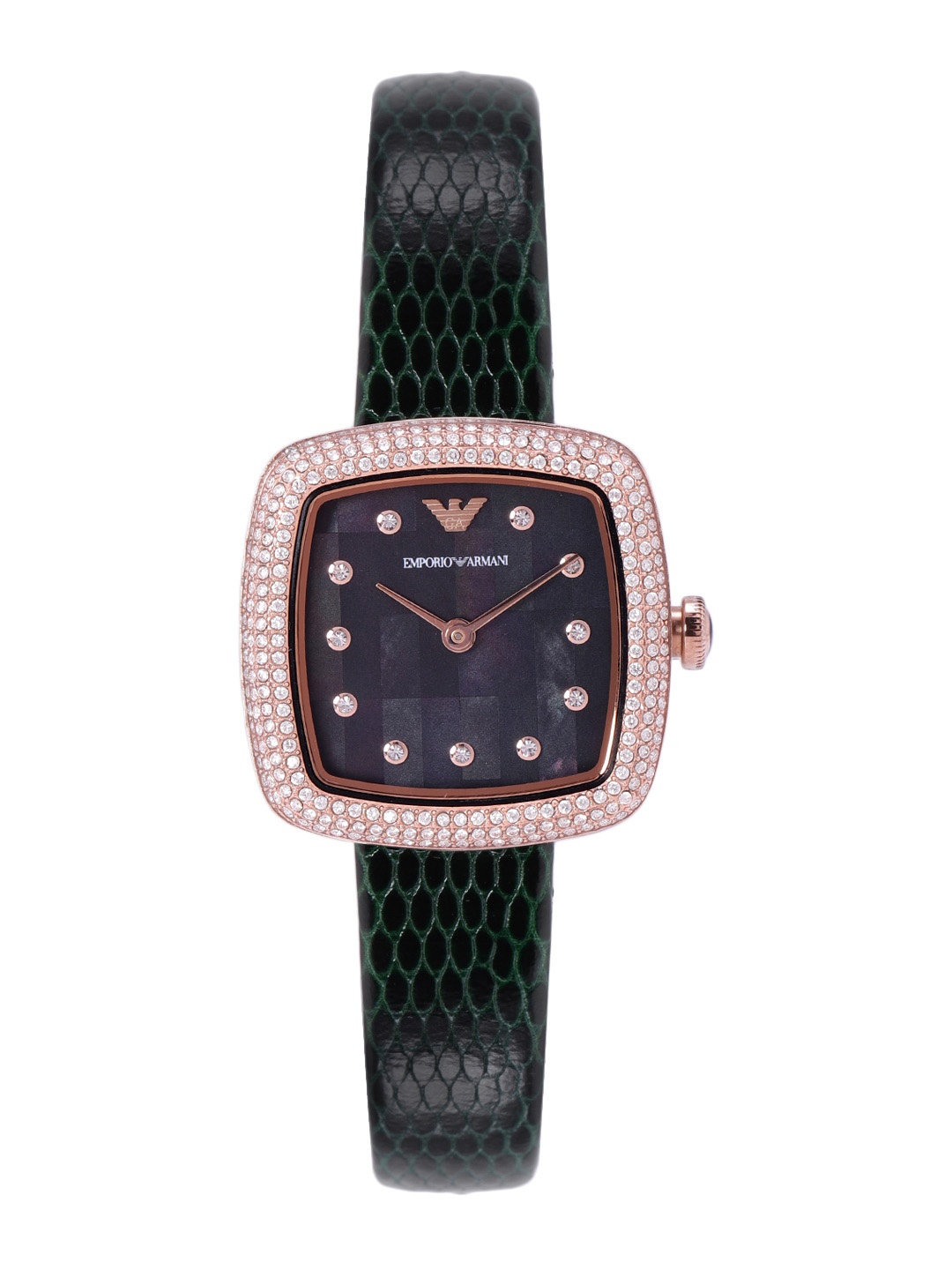 

Emporio Armani Women Black Analogue Watch AR11497, Green