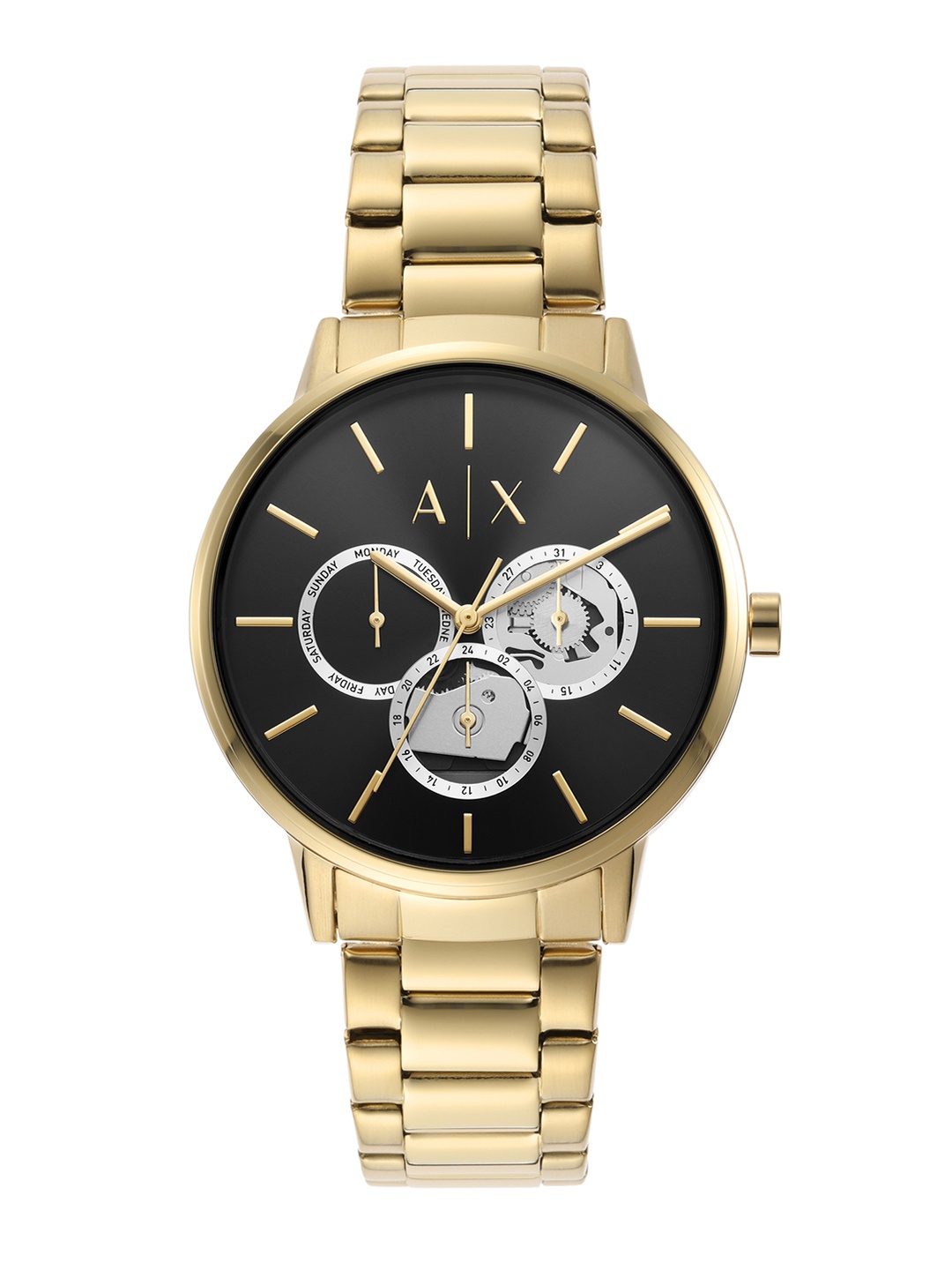 

Armani Exchange Men Black Analogue Chronograph Watch AX2747
