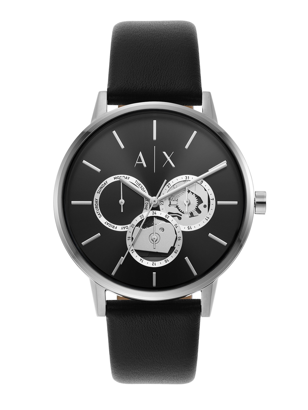 

Armani Exchange Men Black Analogue Chronograph Watch AX2745