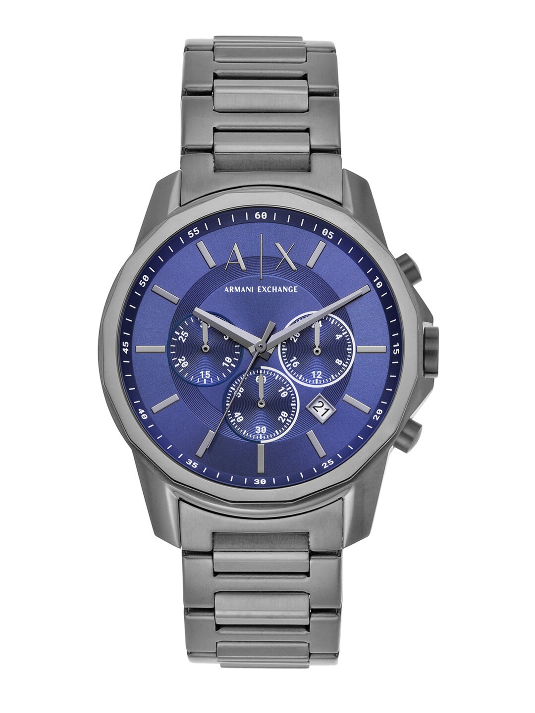

Armani Exchange Men Blue Analogue Chronograph Watch AX1731, Navy blue