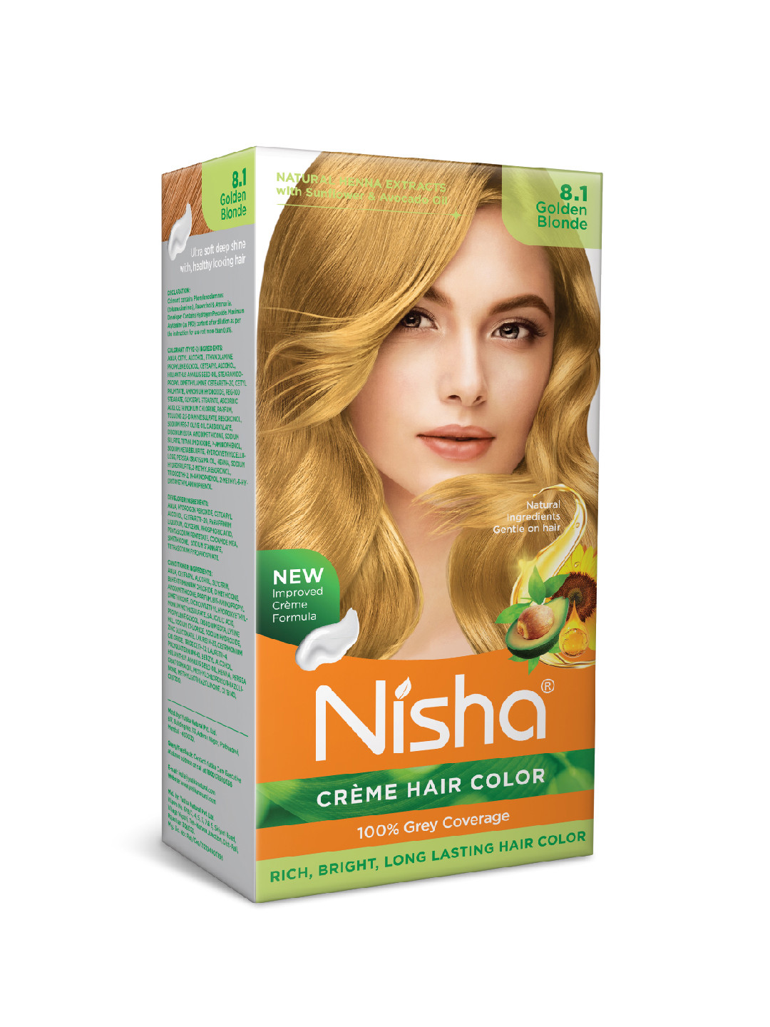 Nisha Henna Extracts Creme - Golden Blonde