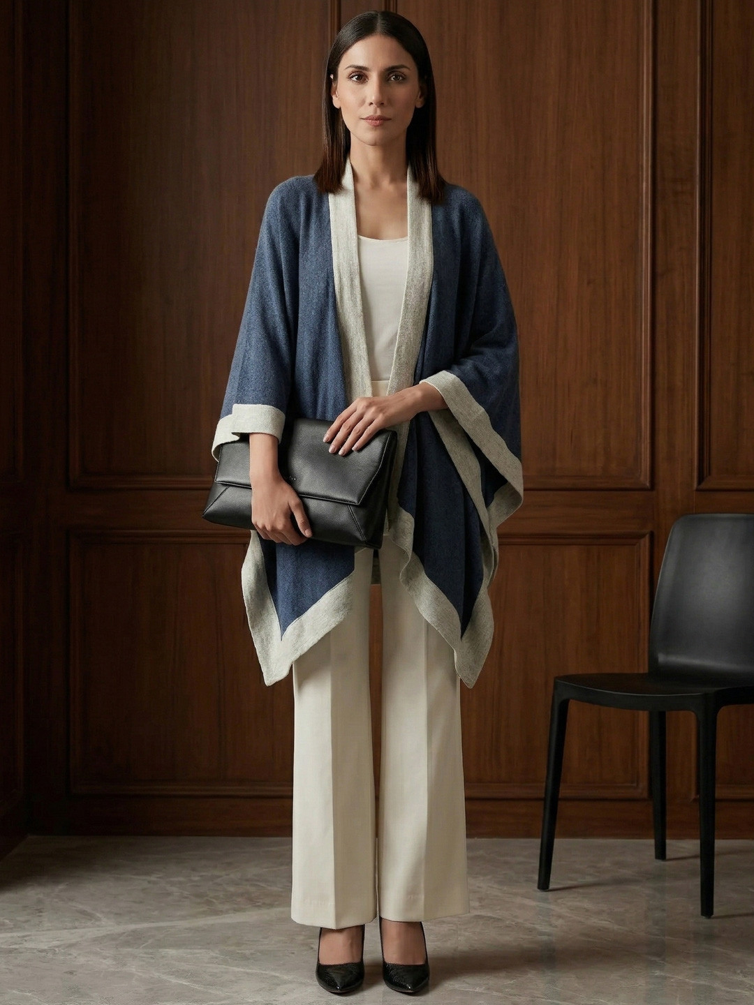 First Resort by Ramola Bachchan Open Front Longline Shrug