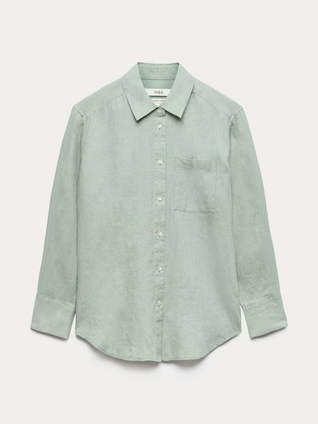 Marks & Spencer Women Pure Linen Shirt