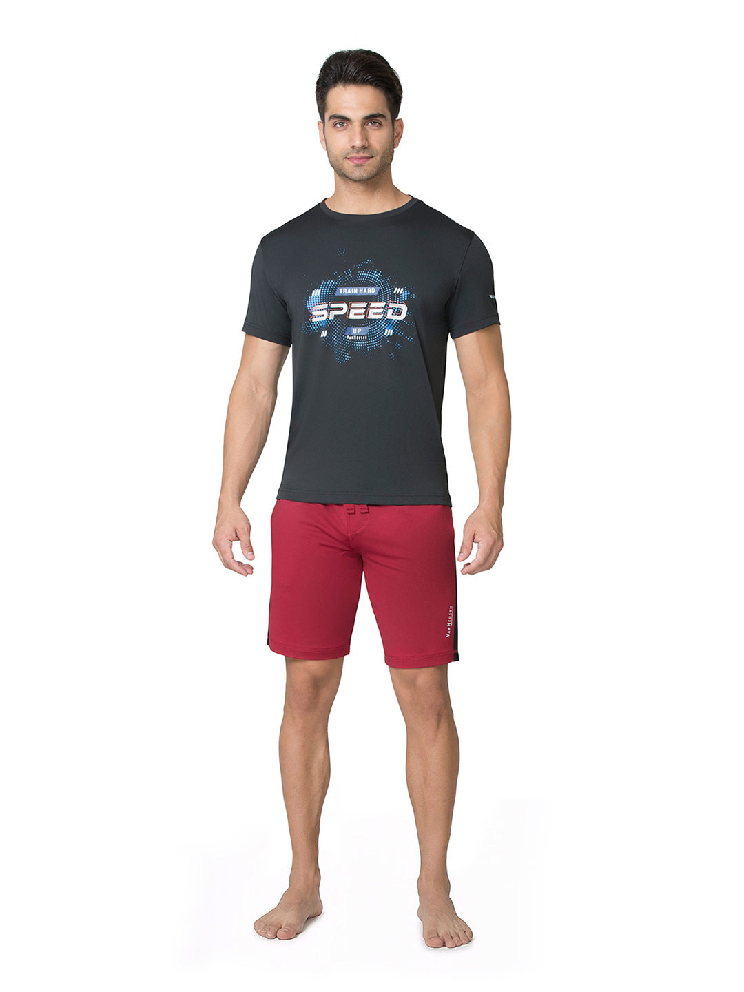 Van Heusen Innerwear Men Performance Swift Dry High Stretch Knit Lounge Shorts