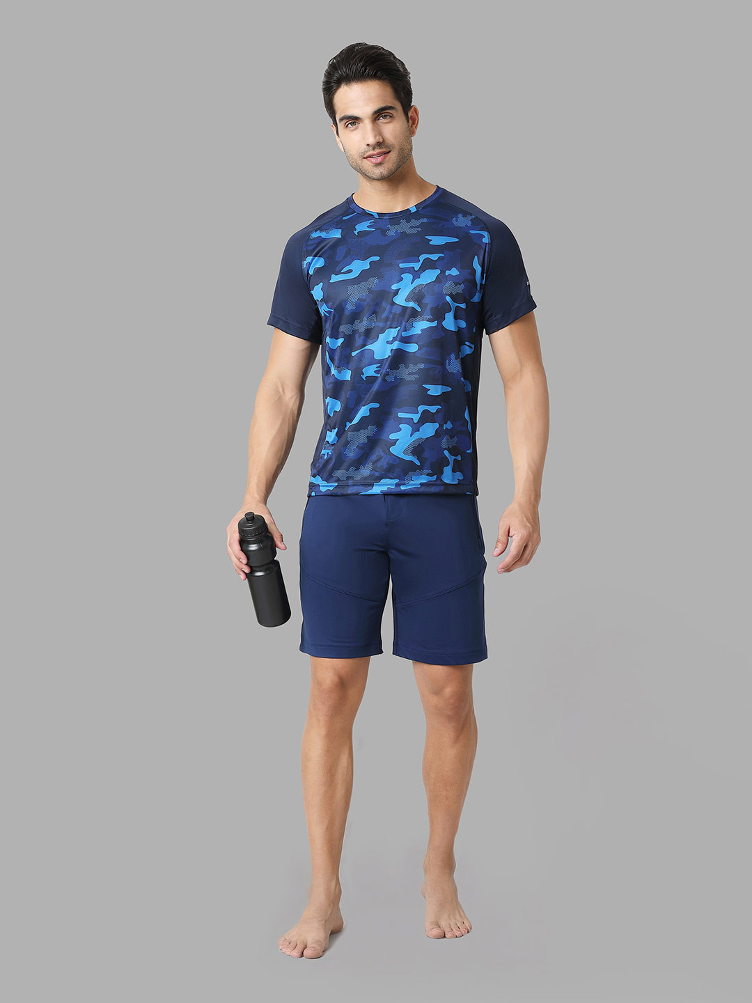 Van Heusen Innerwear Men Swift Dry 4-Way Stretch Active Knit Lounge Shorts