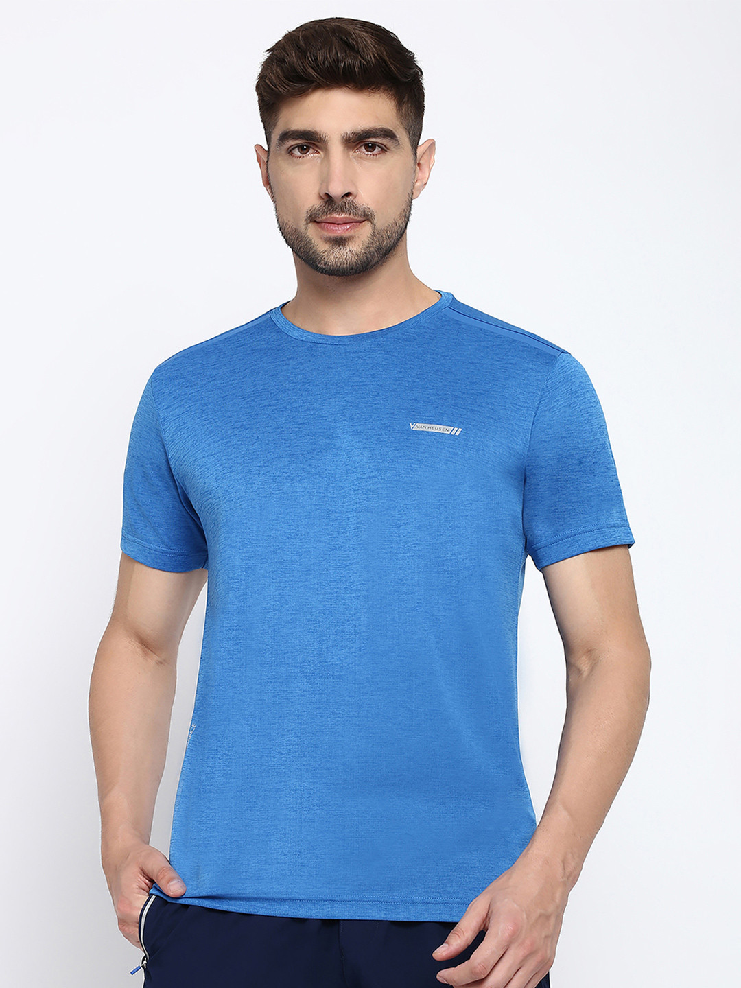 Van Heusen Men Running Regular Fit Crew Neck Lounge Tshirt