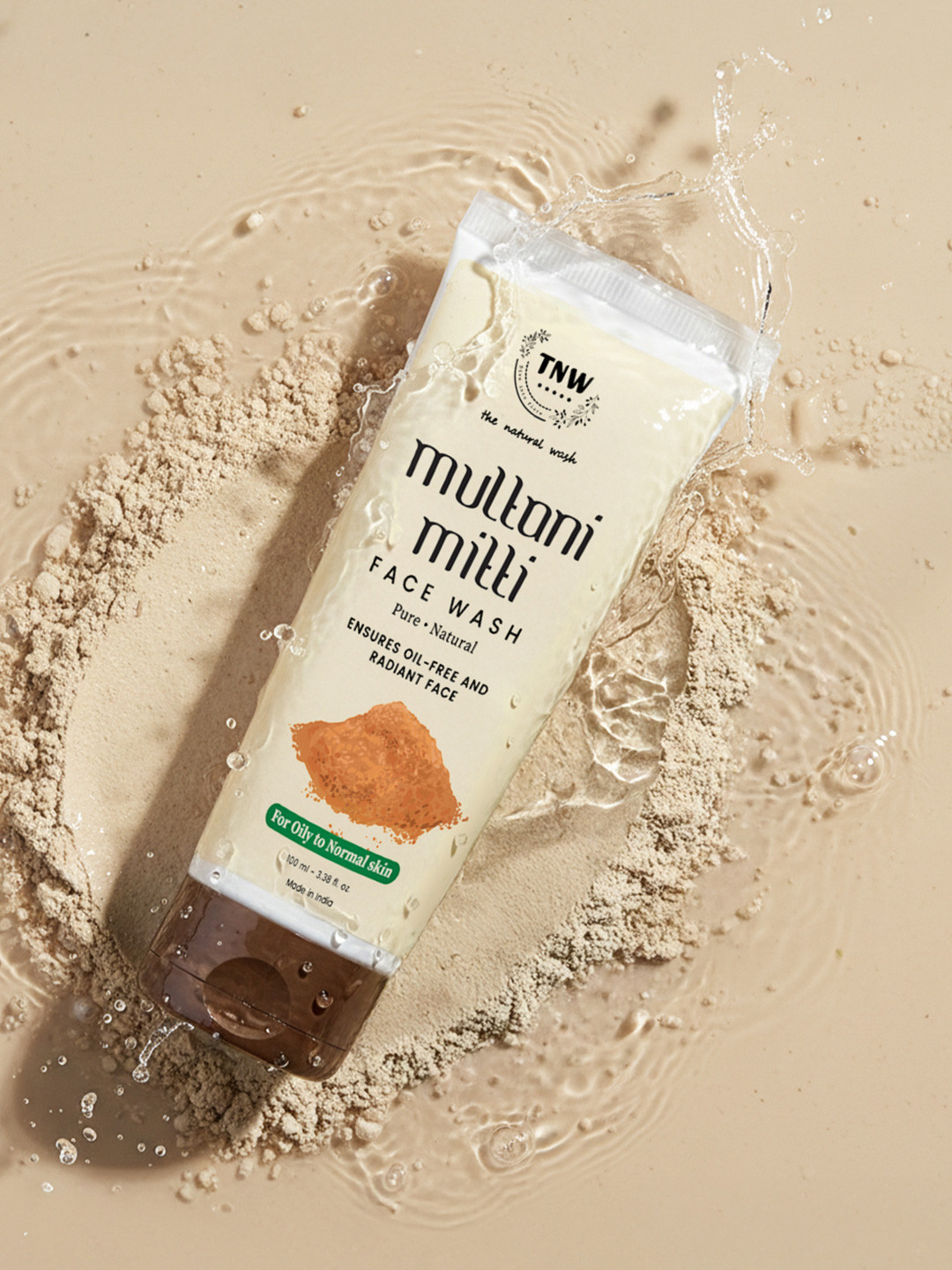 TNW the natural wash Multani Mitti Face Wash Oil Control & Tan Removal Cleanser 100ml