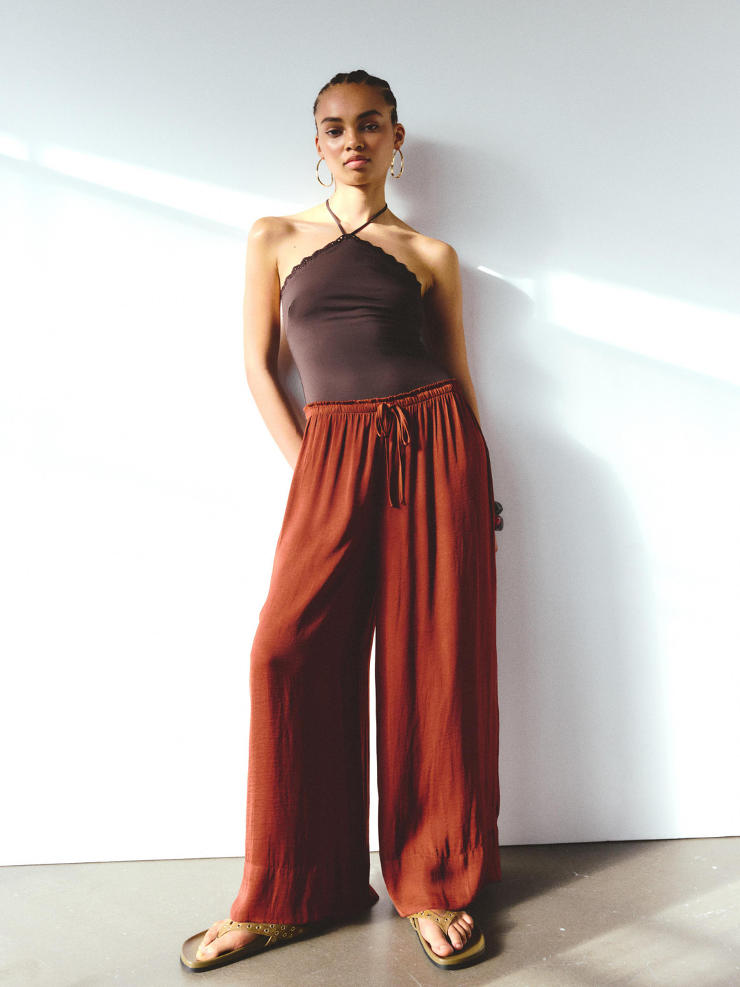 H&M Wide Drawstring Trousers