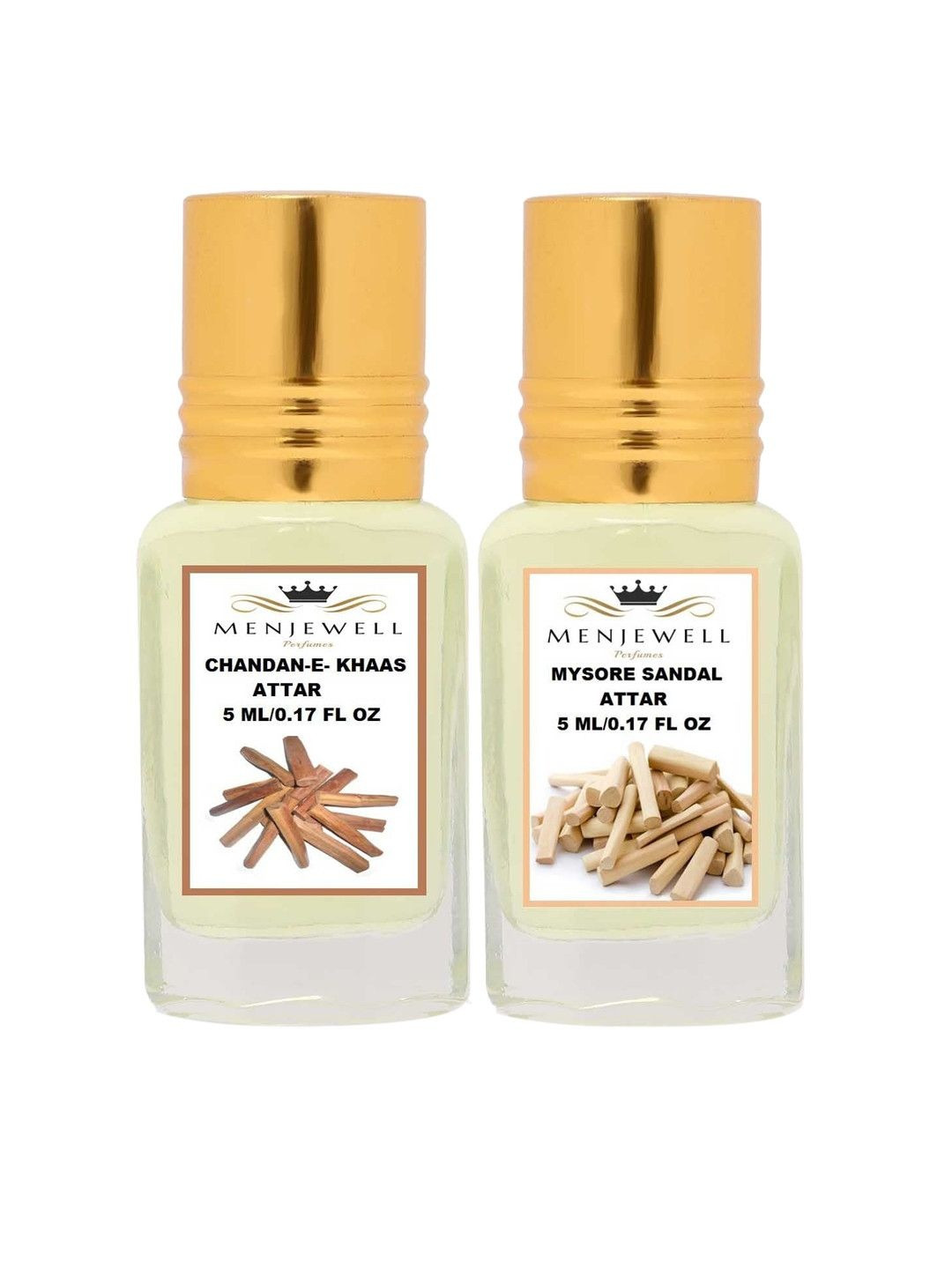 Menjewell Transparent Chandan-E-Khaas Mysore Sandal Perfume