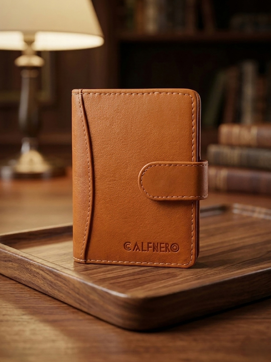 CALFNERO Unisex Leather Card Holder