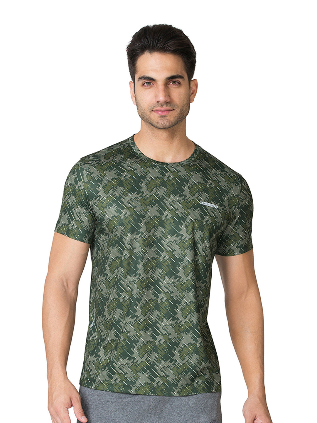 Van Heusen Innerwear Men Abstract Printed Lounge Tshirt