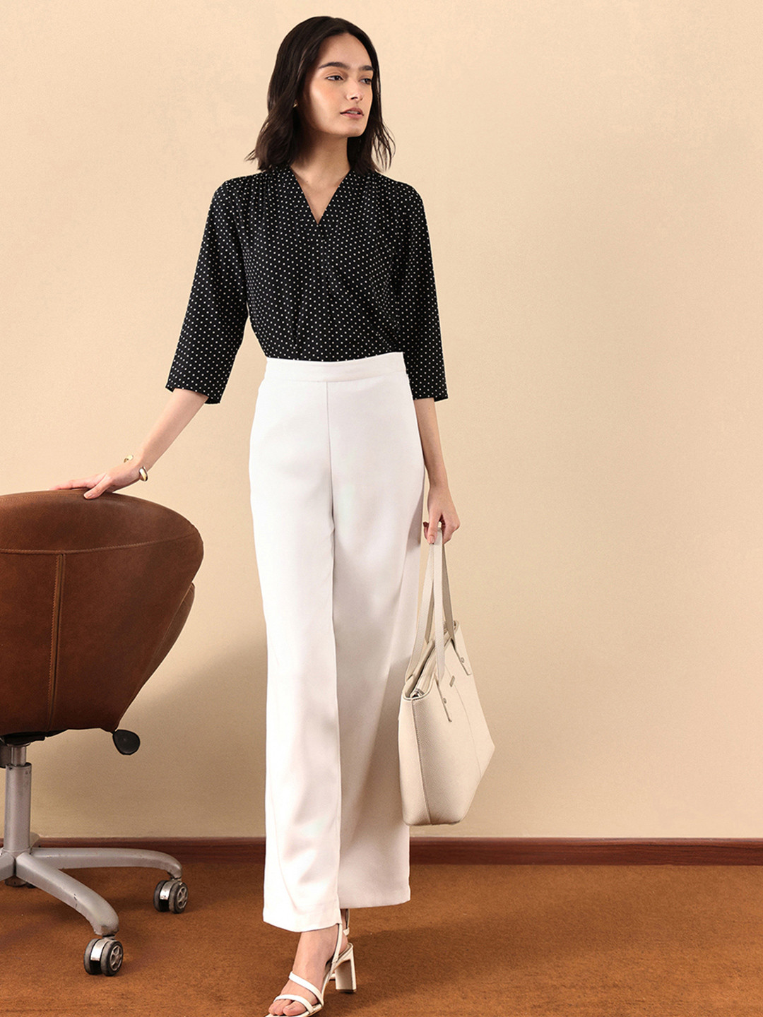 FABLE STREET Women Black Printed Top