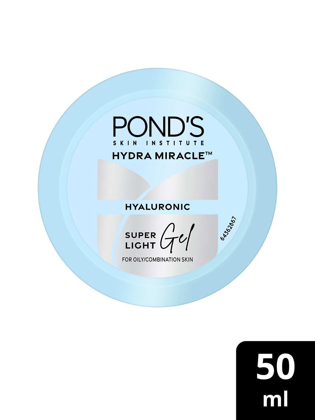 Ponds Super Light Gel Oil-Free Moisturizer with Hyaluronic Acid & Vitamin E - 50 ml