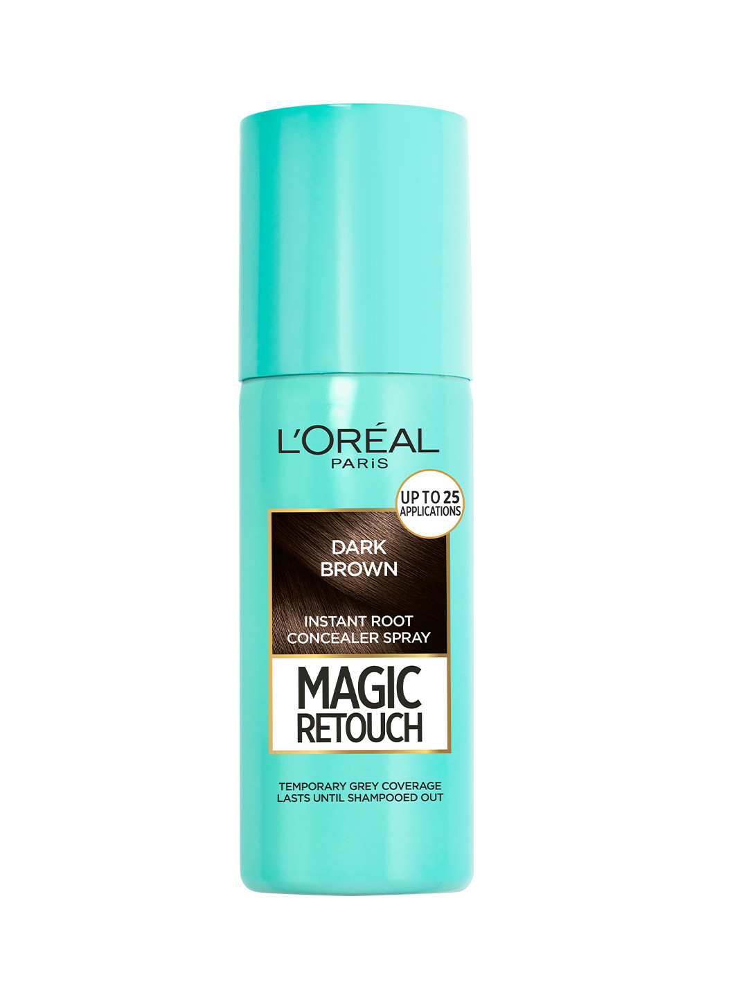 LOreal Paris Magic Retouch Instant Root Concealer Spray 75ml - Dark Brown