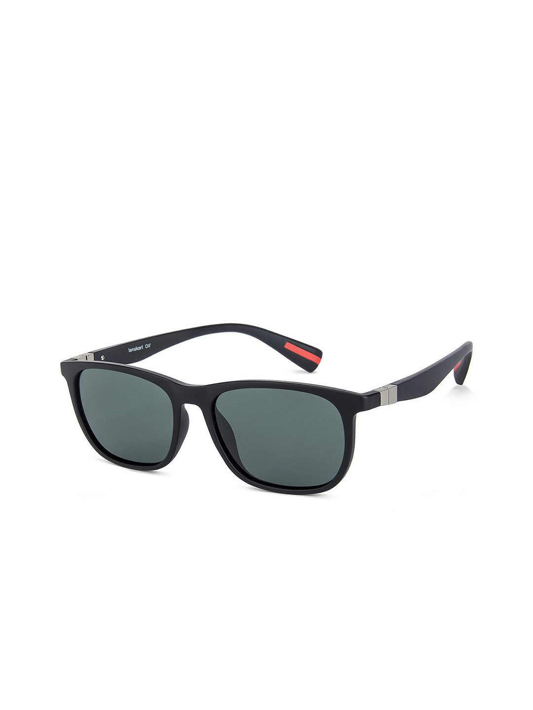 Vincent Chase by Lenskart Unisex Green & Black Wayfarer Sunglasses with UV Protected Lens-138642