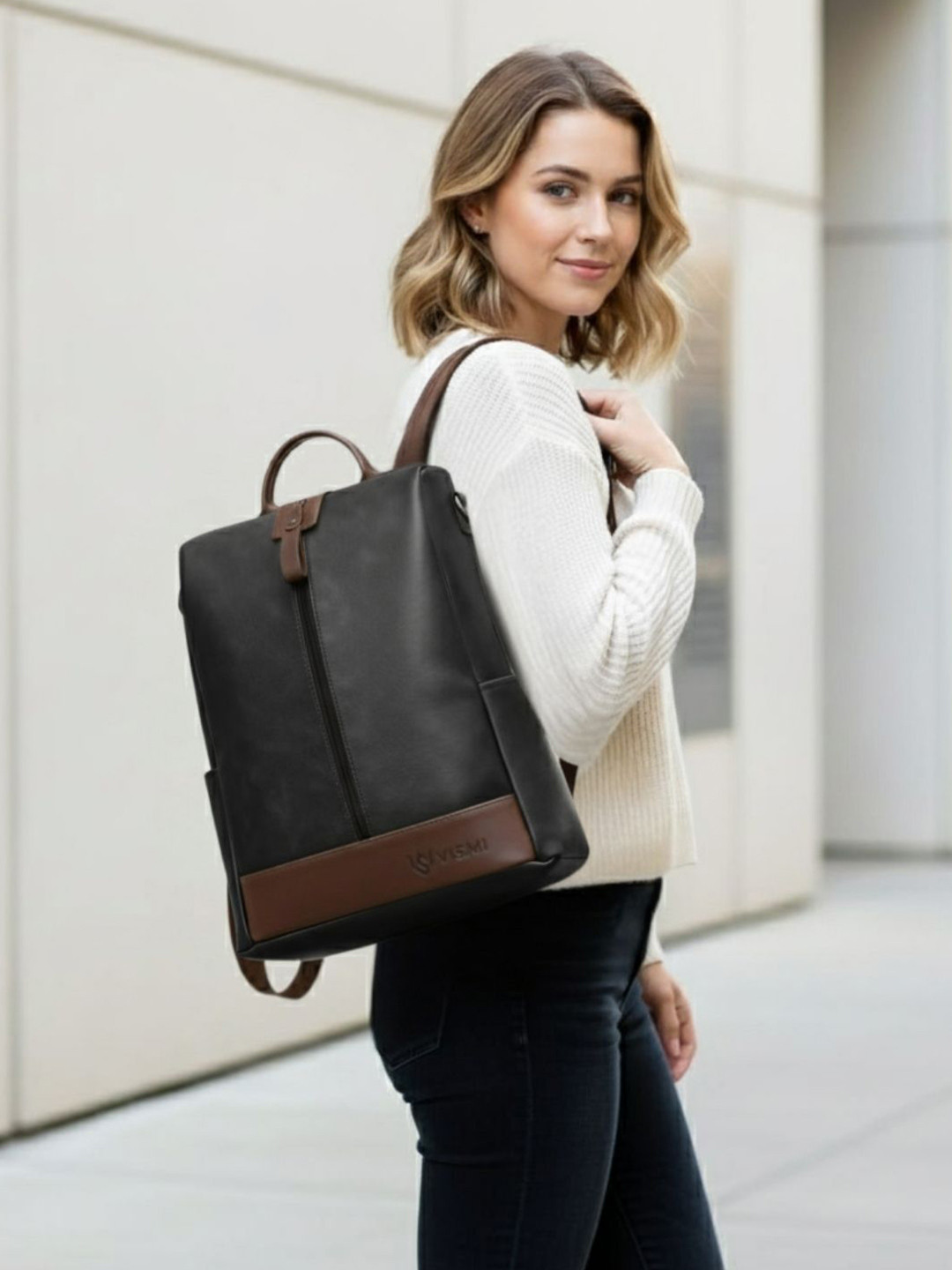 VISMIINTREND Women Backpack Handbag with Sling Belt