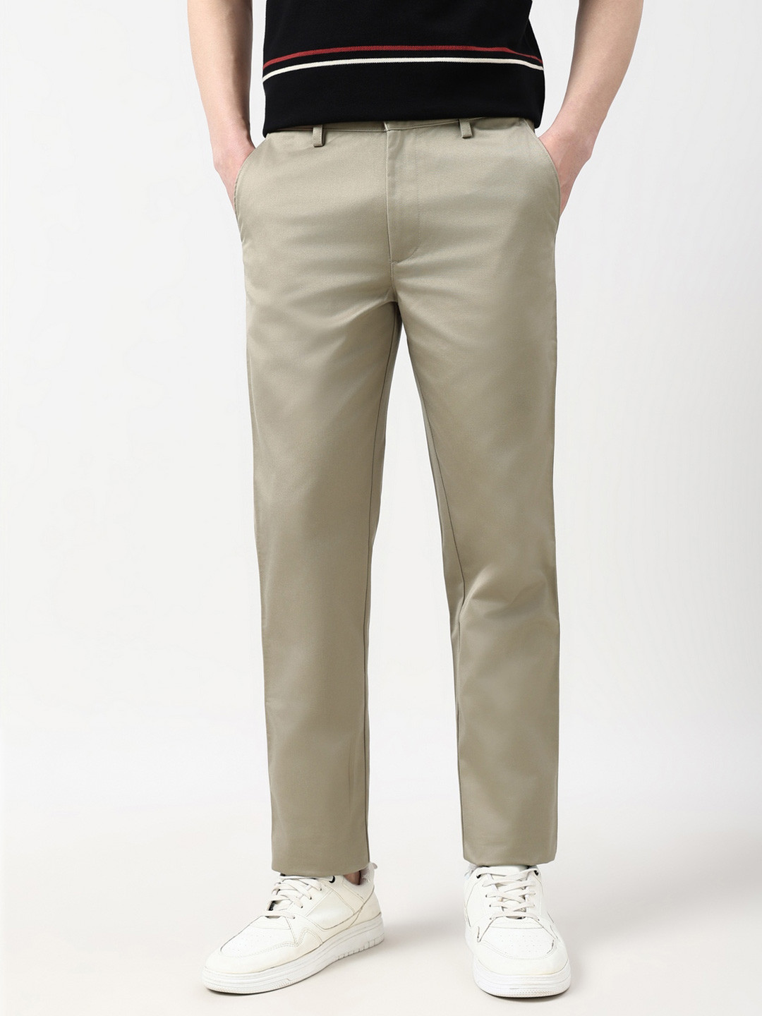 Peter England Casuals Men Slim Fit Trousers