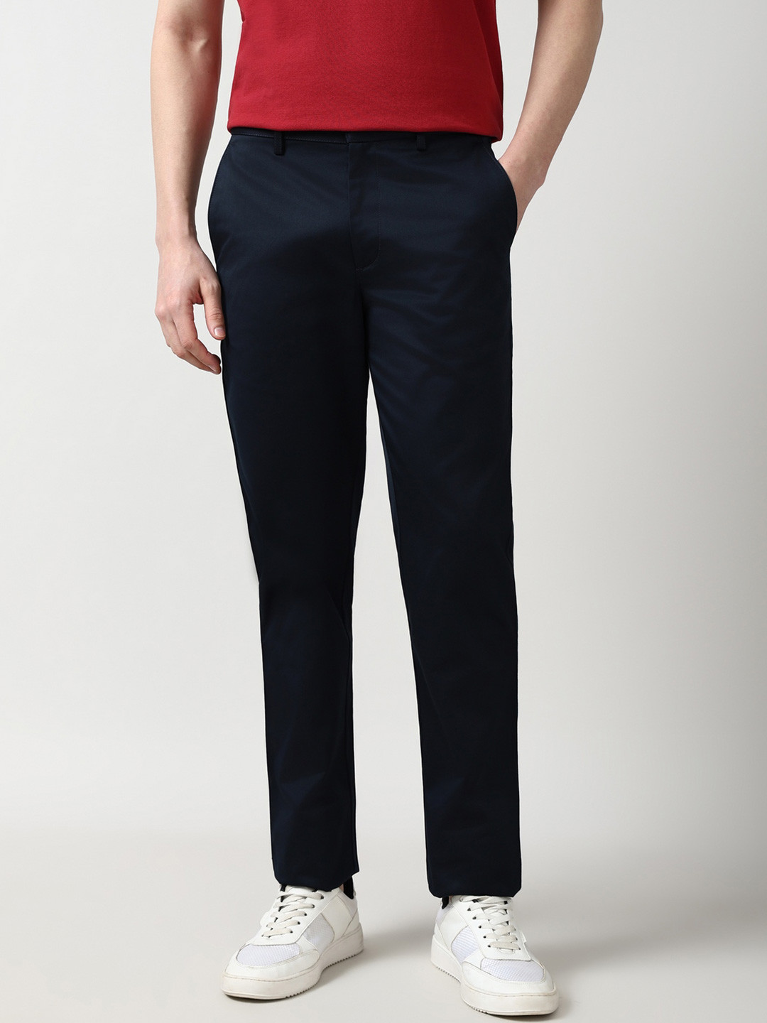 Peter England Casuals Men Slim Fit Trousers