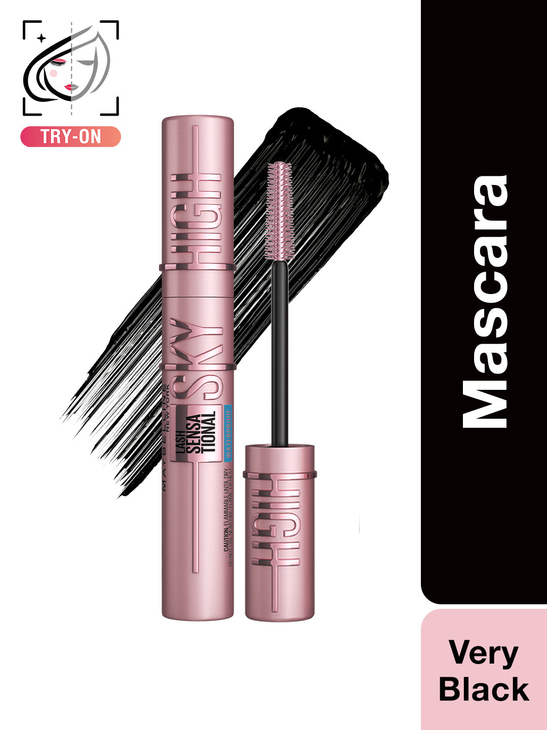 Maybelline New York Lash Sensational Sky High Waterproof Mascara 7.2 ml - Very Black