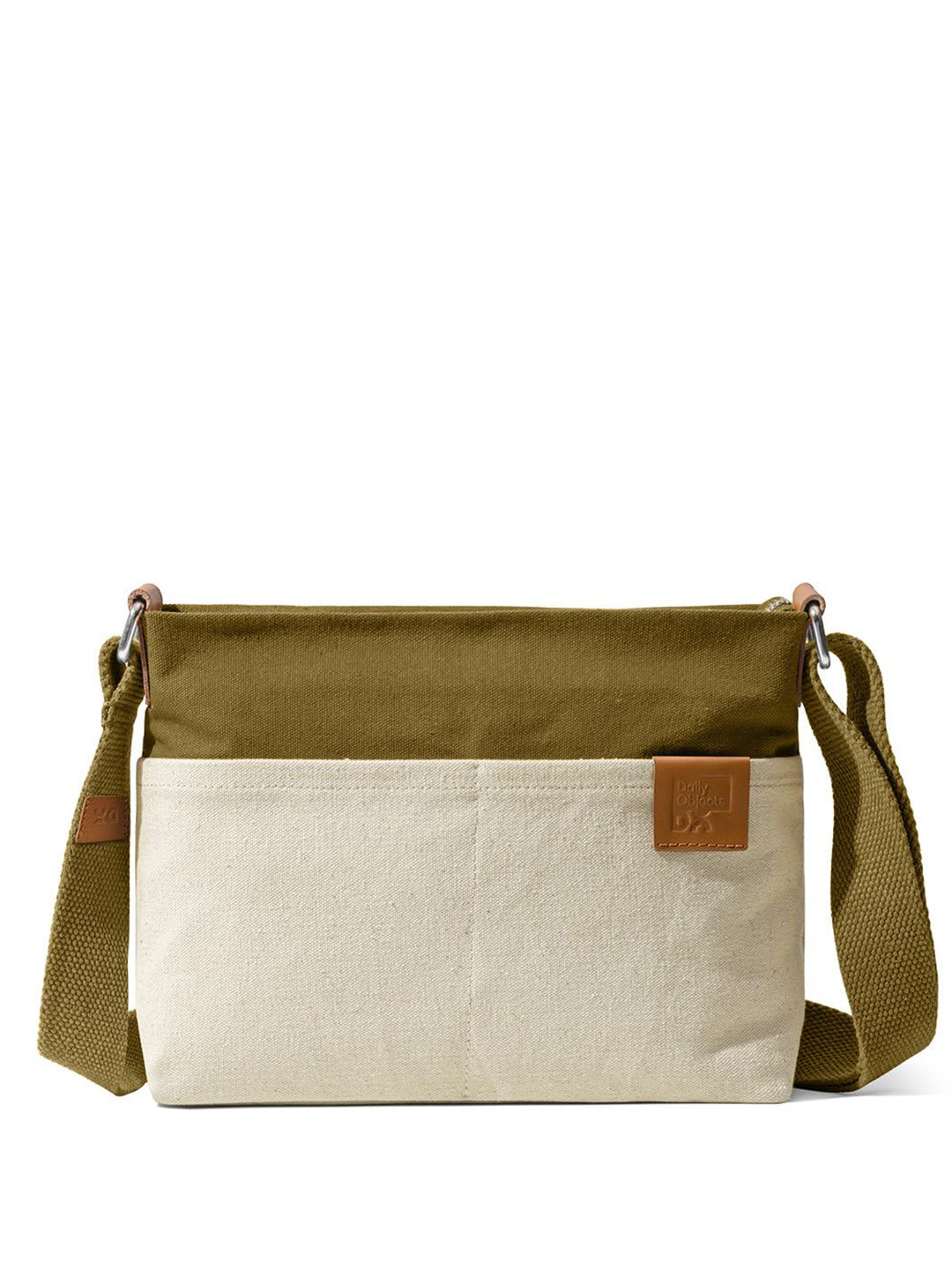 DailyObjects Ivory - Olive Sunday Sling Crossbody Bag