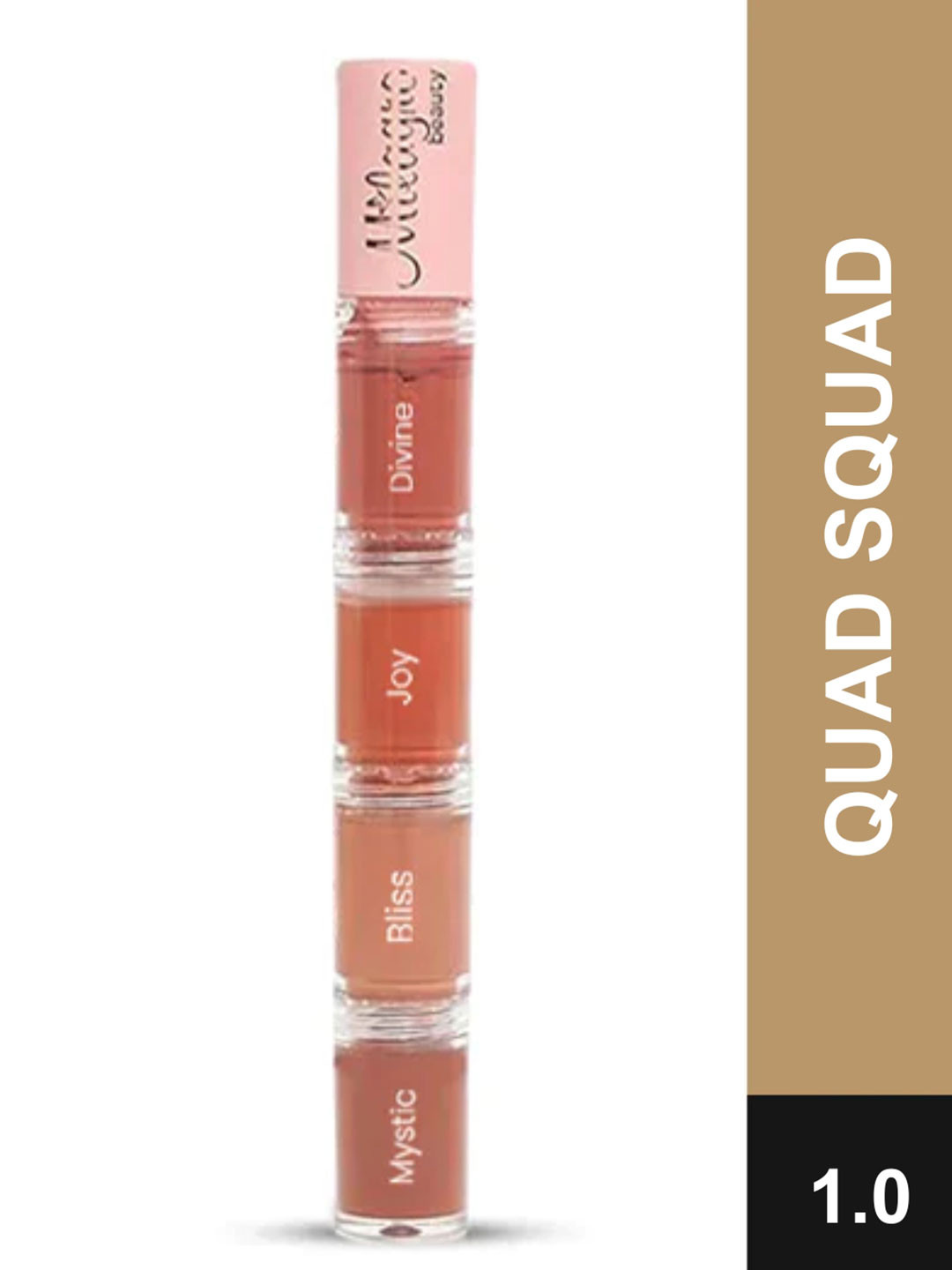 Milagro beauty 4 In 1 Smudge proof Matte Liquid Lipstick 4 ml Mystic Bliss Joy Divine 1.0