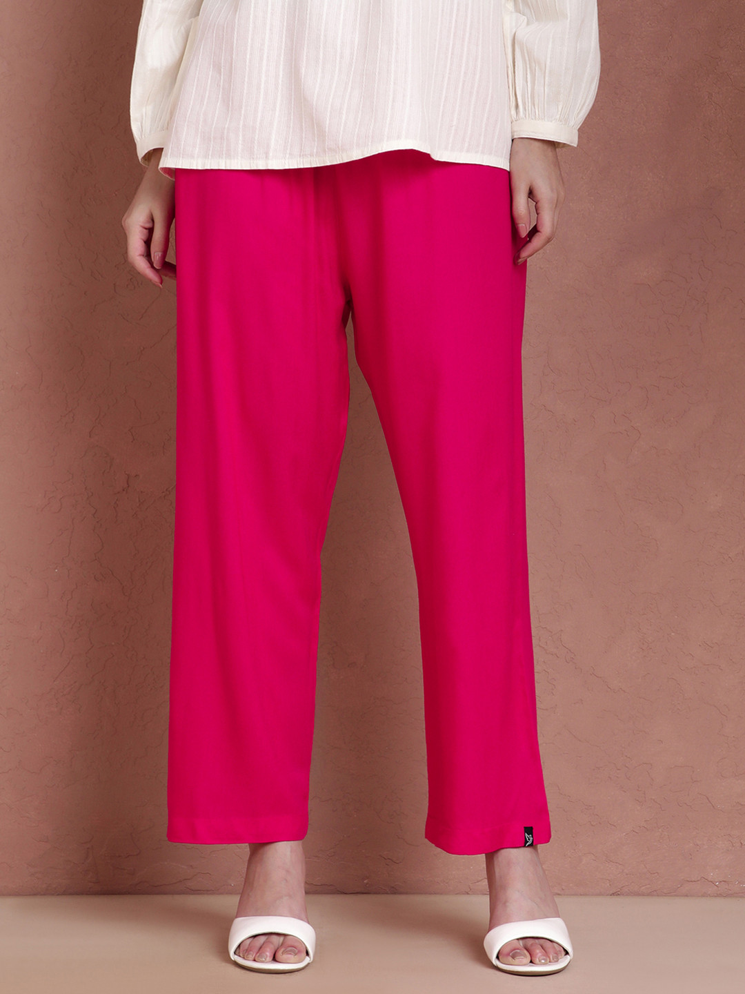 TWIN BIRDS Women Relaxed Fit Palazzos