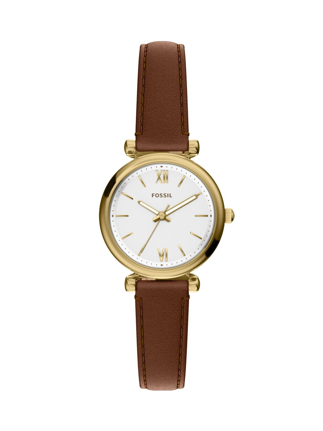 Fossil Women Dial & Leather Straps Analogue Watch ES5464