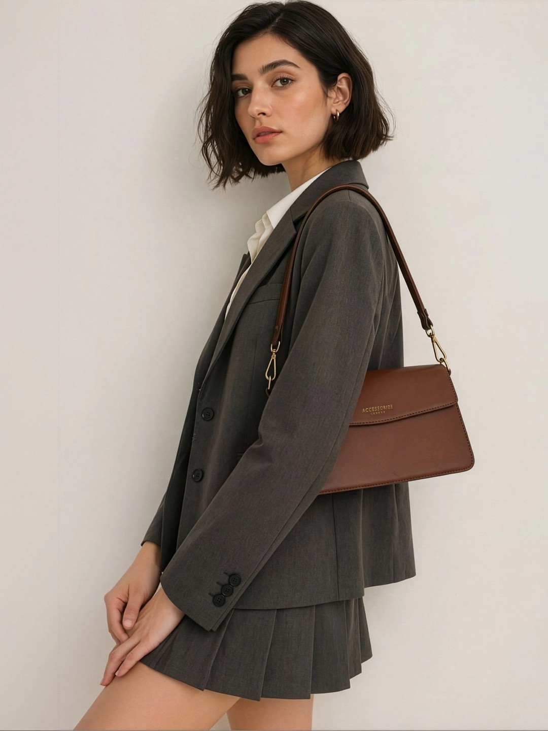 Accessorize PU Structured Sling Bag
