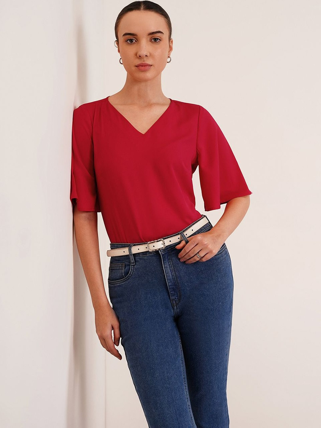 FABLE STREET Women Red Top