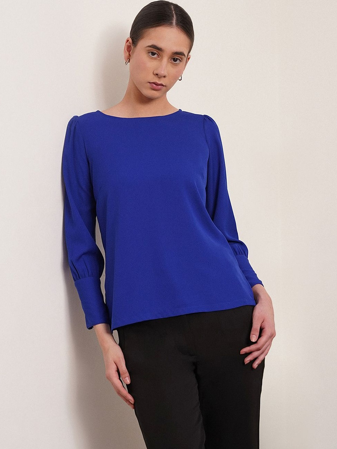 FABLE STREET Solid Formal Top