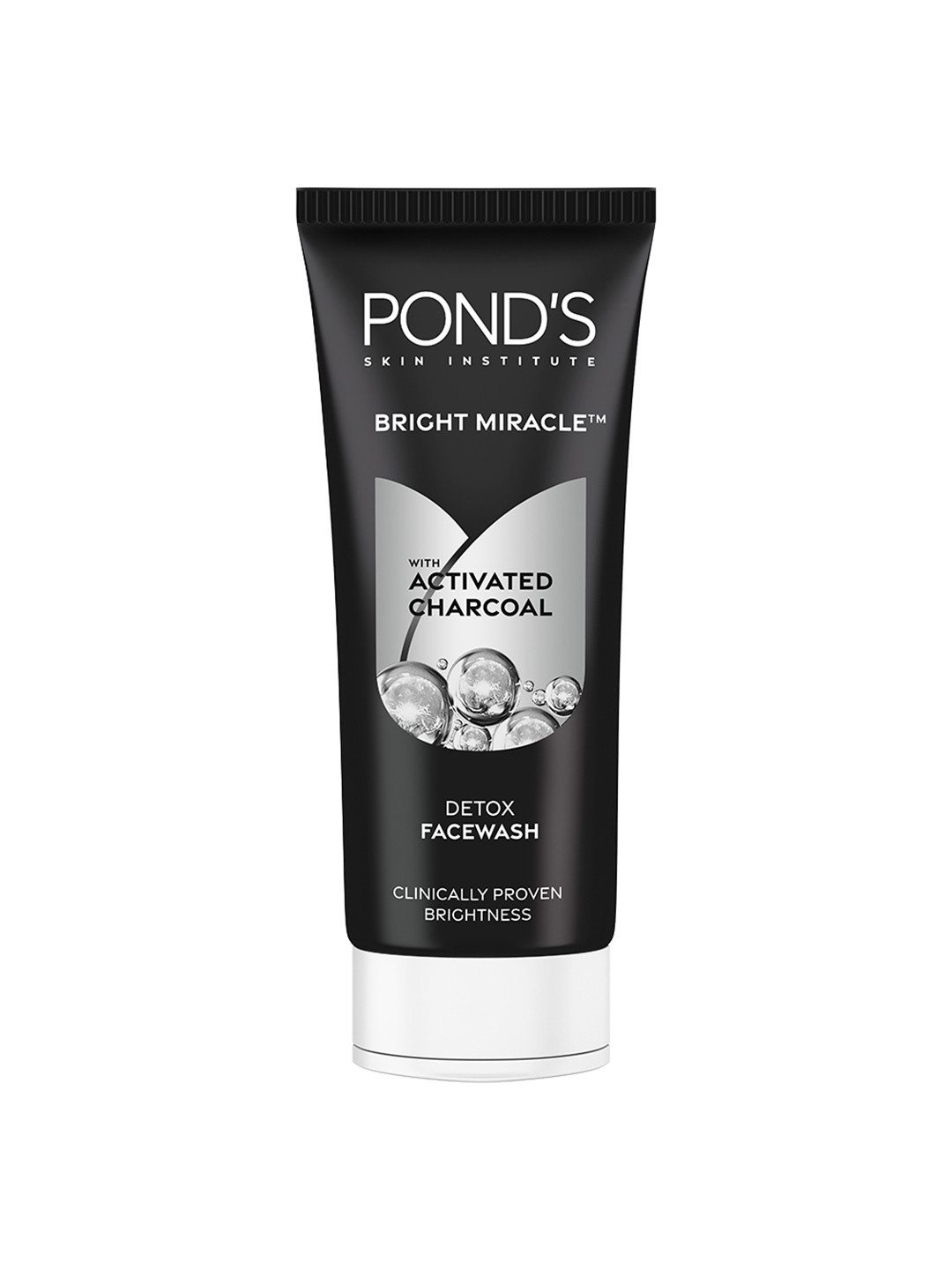 Ponds Bright Miracle Detox Facewash with 10X Power of Charcoal - 100g