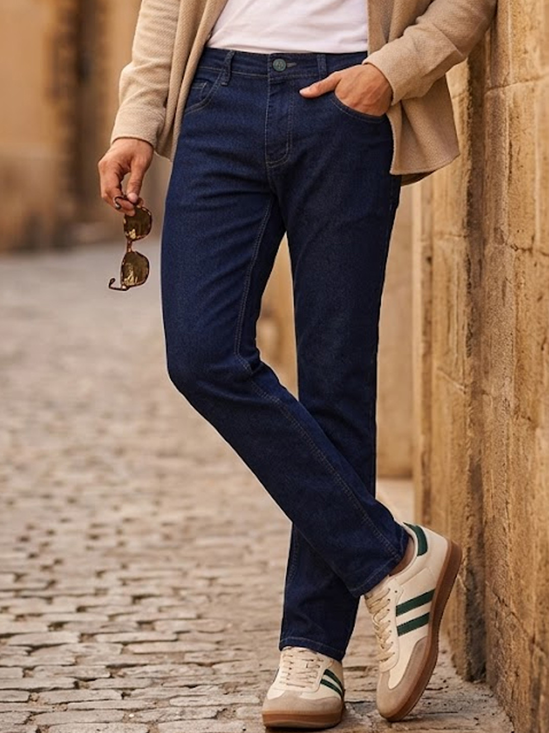 Urbano Fashion Men Blue Slim Fit Stretchable Jeans