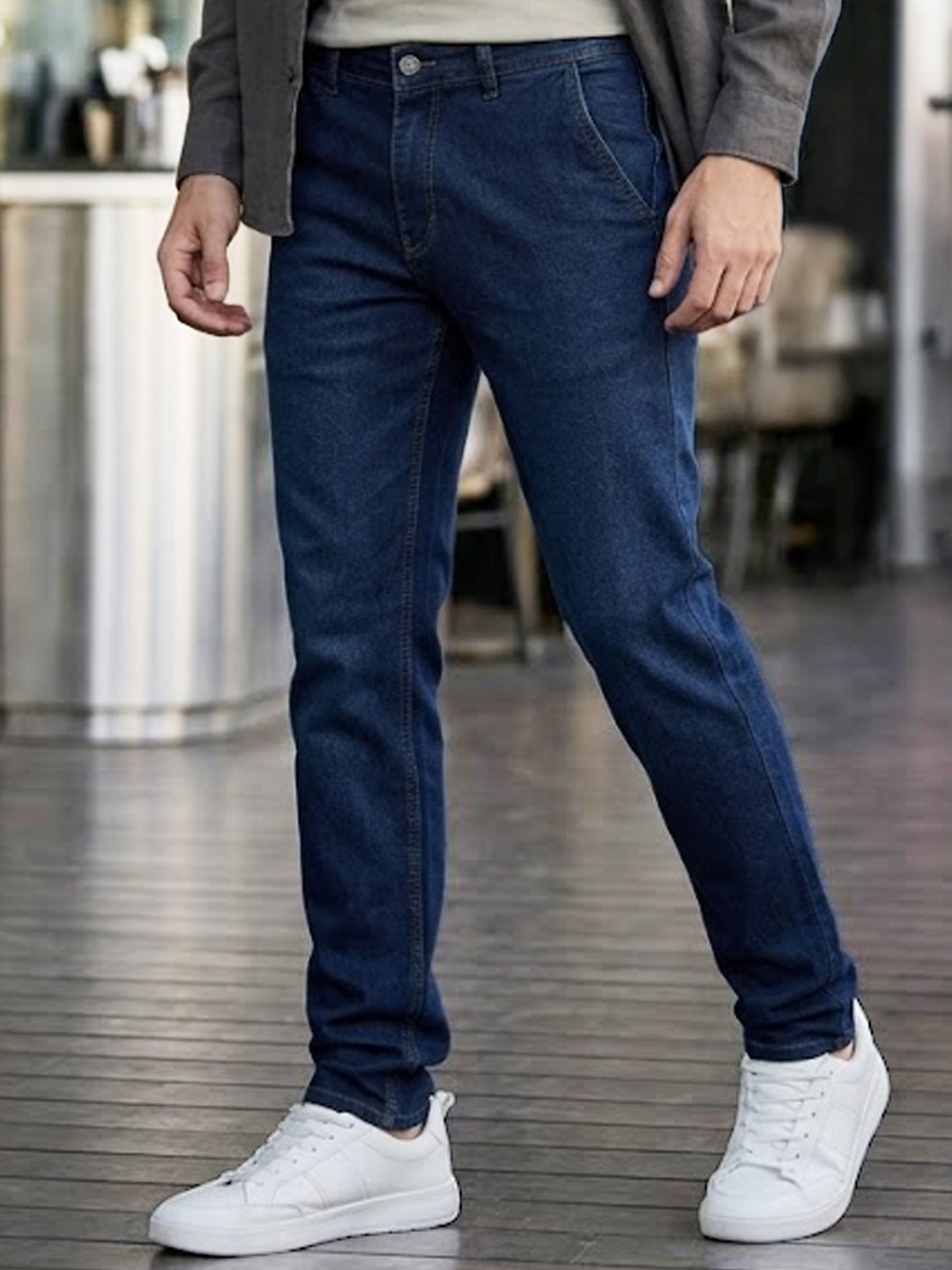Urbano Fashion Men Blue Slim Fit Stretchable Jeans