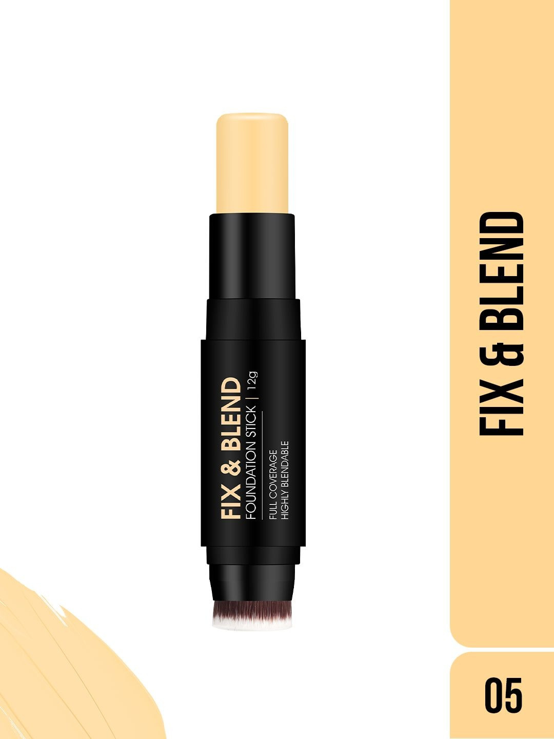 Colors Queen Fix & Blend Oil Free Foundation Stick 12 gm-Medium Beige 05