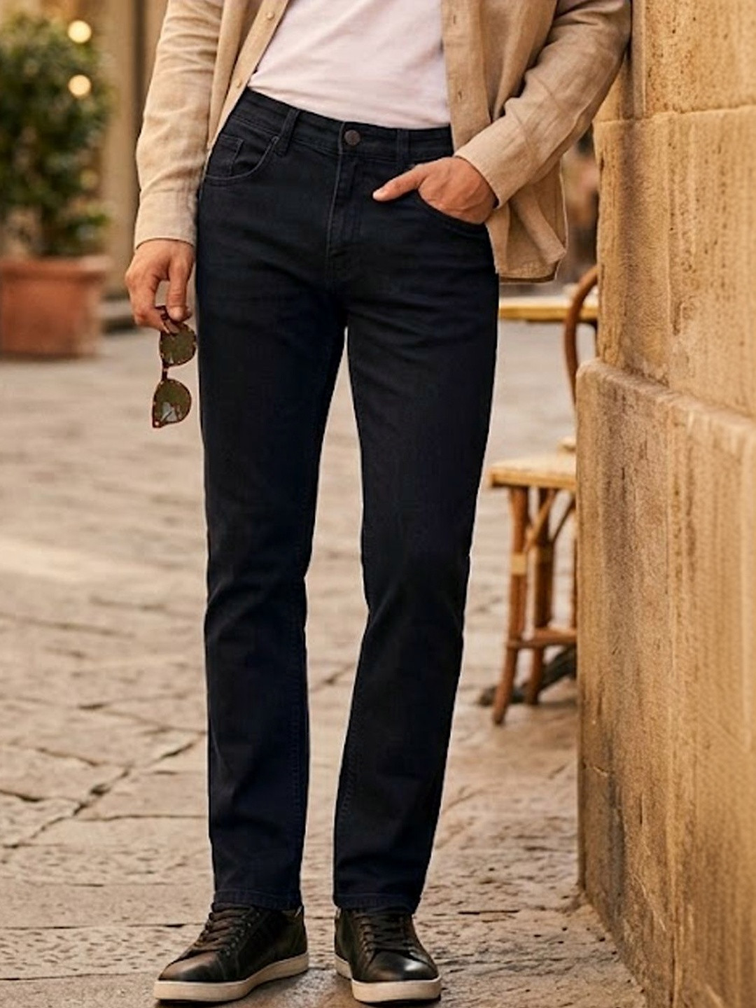 Urbano Fashion Men Mid-Rise Stretchable Jeans