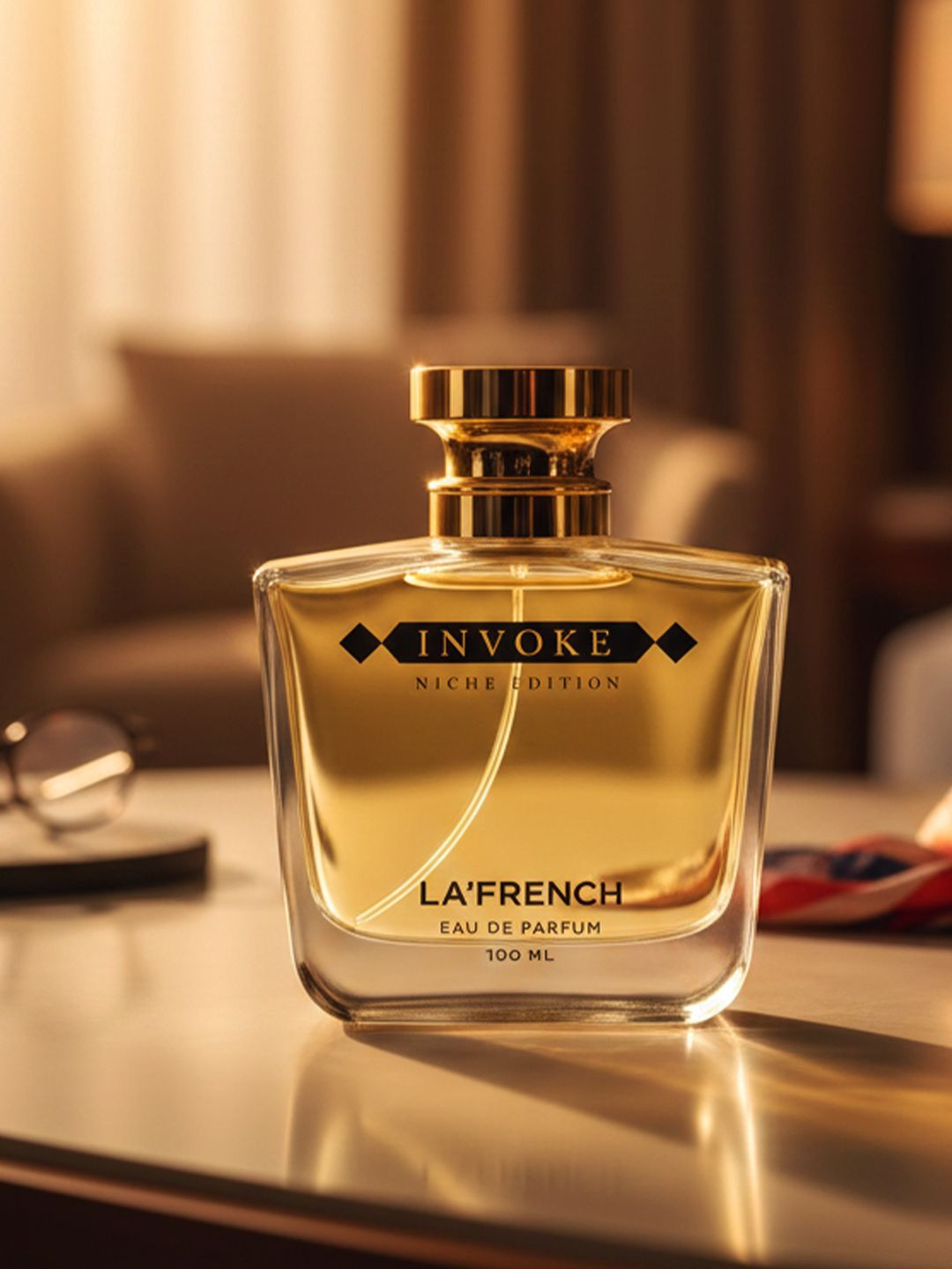La French Unisex Invoke Long Lasting Fresh & Spicy Fragrance Perfume- 100ml
