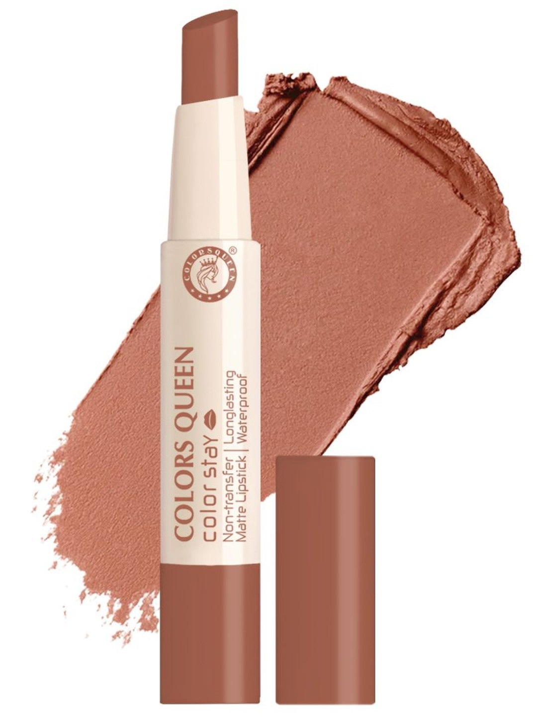 Colors Queen Color Stay Non-Transfer Waterproof Matte Lipstick - Nude 18