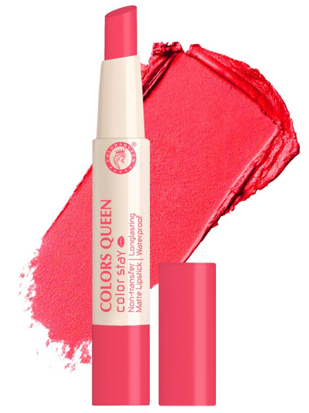 Colors Queen Color Stay Non-Transfer Waterproof Matte Lipstick - Baby Pink 08