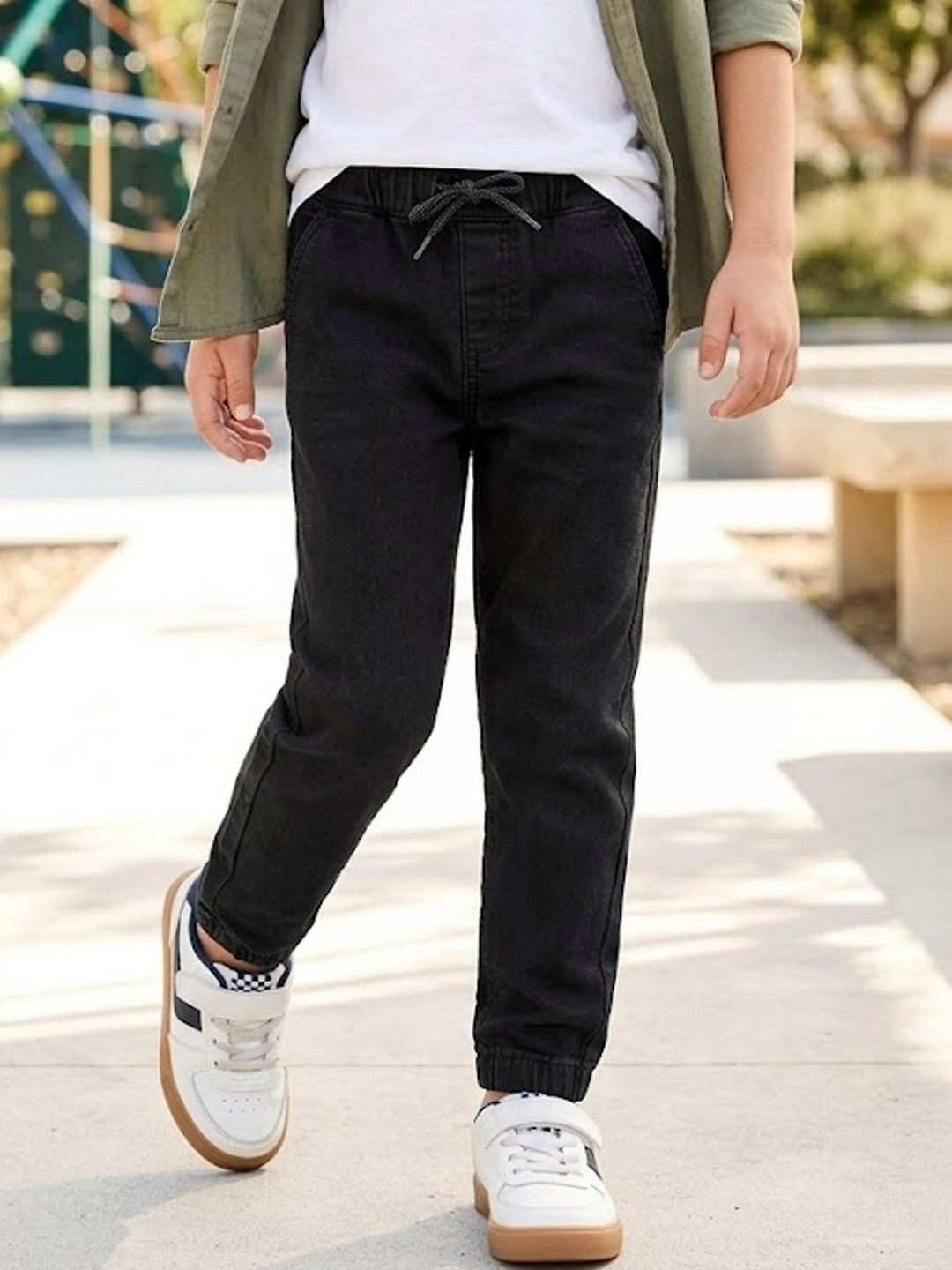 Urbano Juniors Boys Slim Fit Denim Jogger Jeans