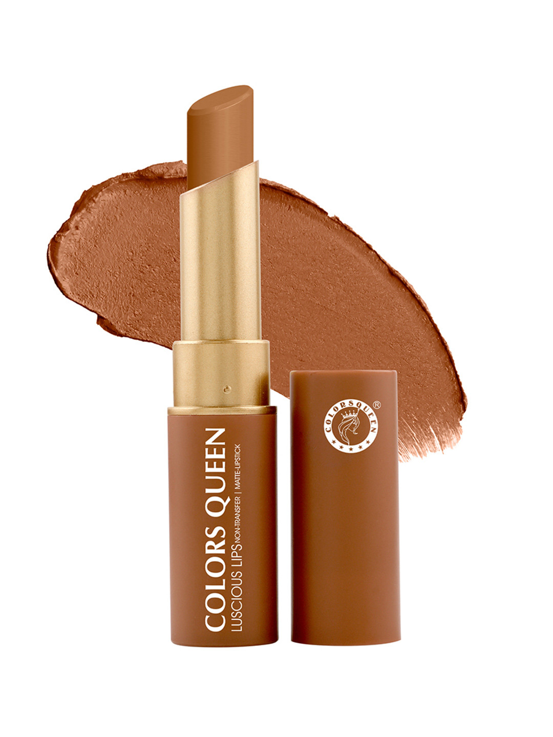 Colors Queen Luscious Lips Non Transfer Matte Lipstick 3.5g - Brunch Nude 18