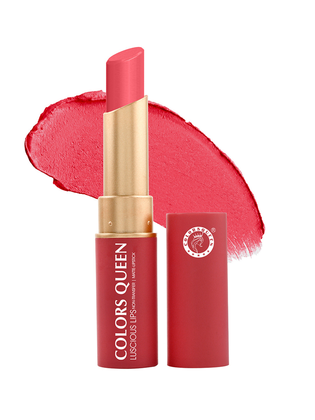 Colors Queen Luscious Lips Non Transfer Matte Lipstick 3.5g - Brink of Pink 07