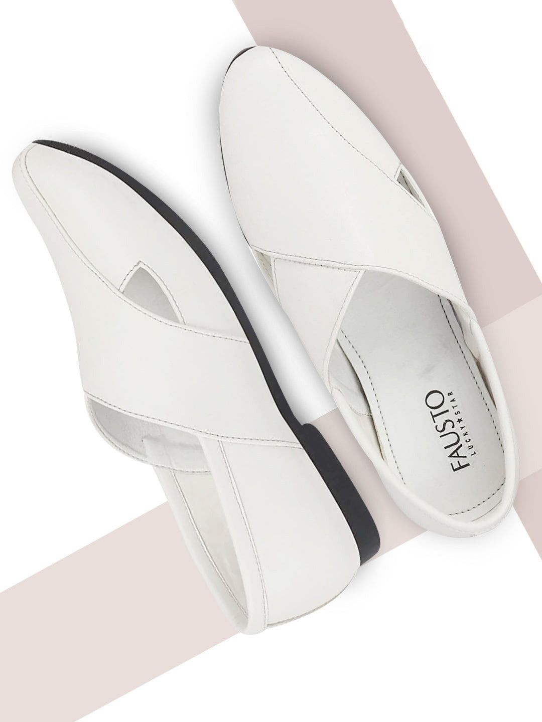 FAUSTO Men PU Slip-On Sneakers