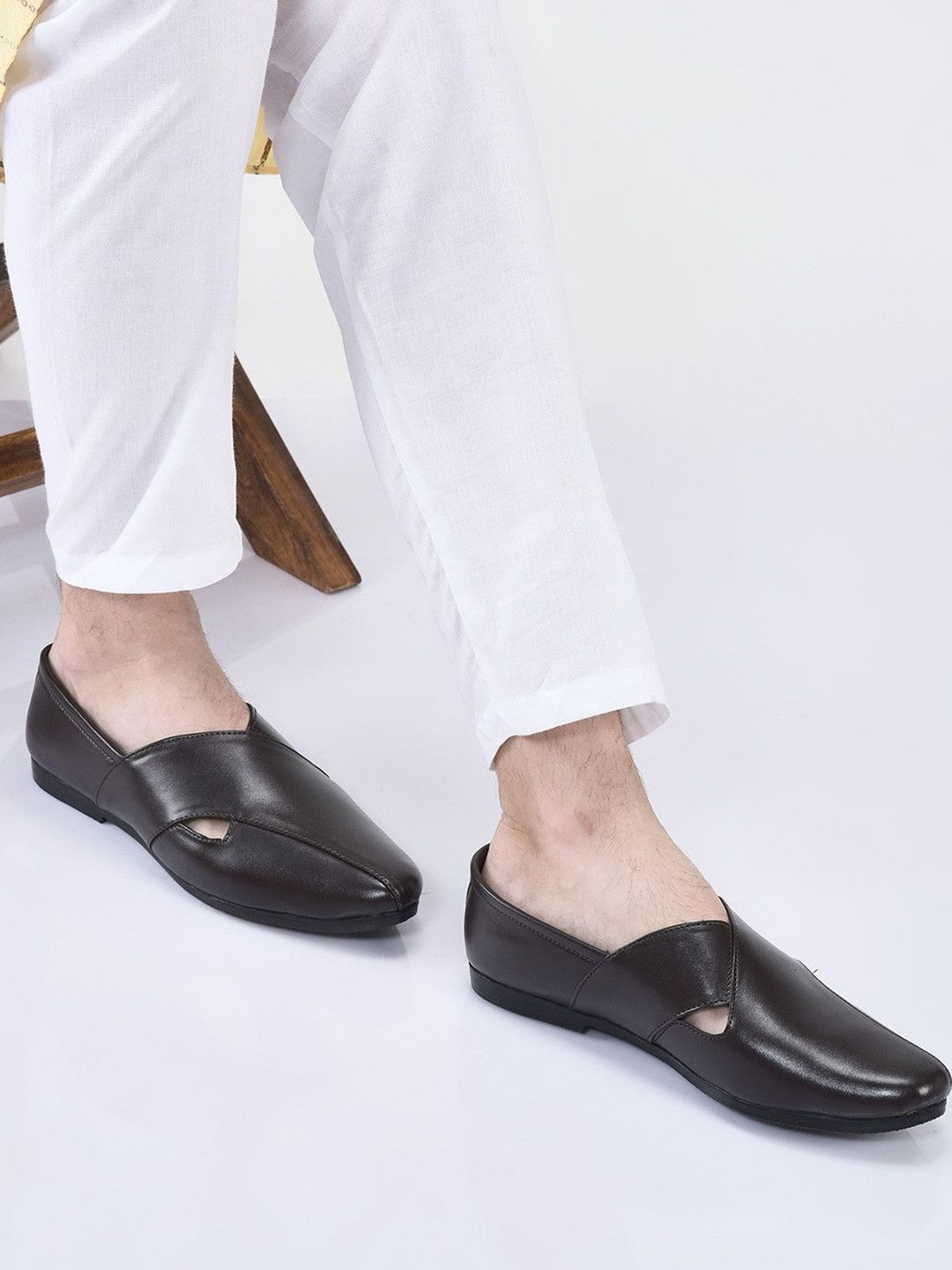 FAUSTO Men PU Slip-On Sneakers
