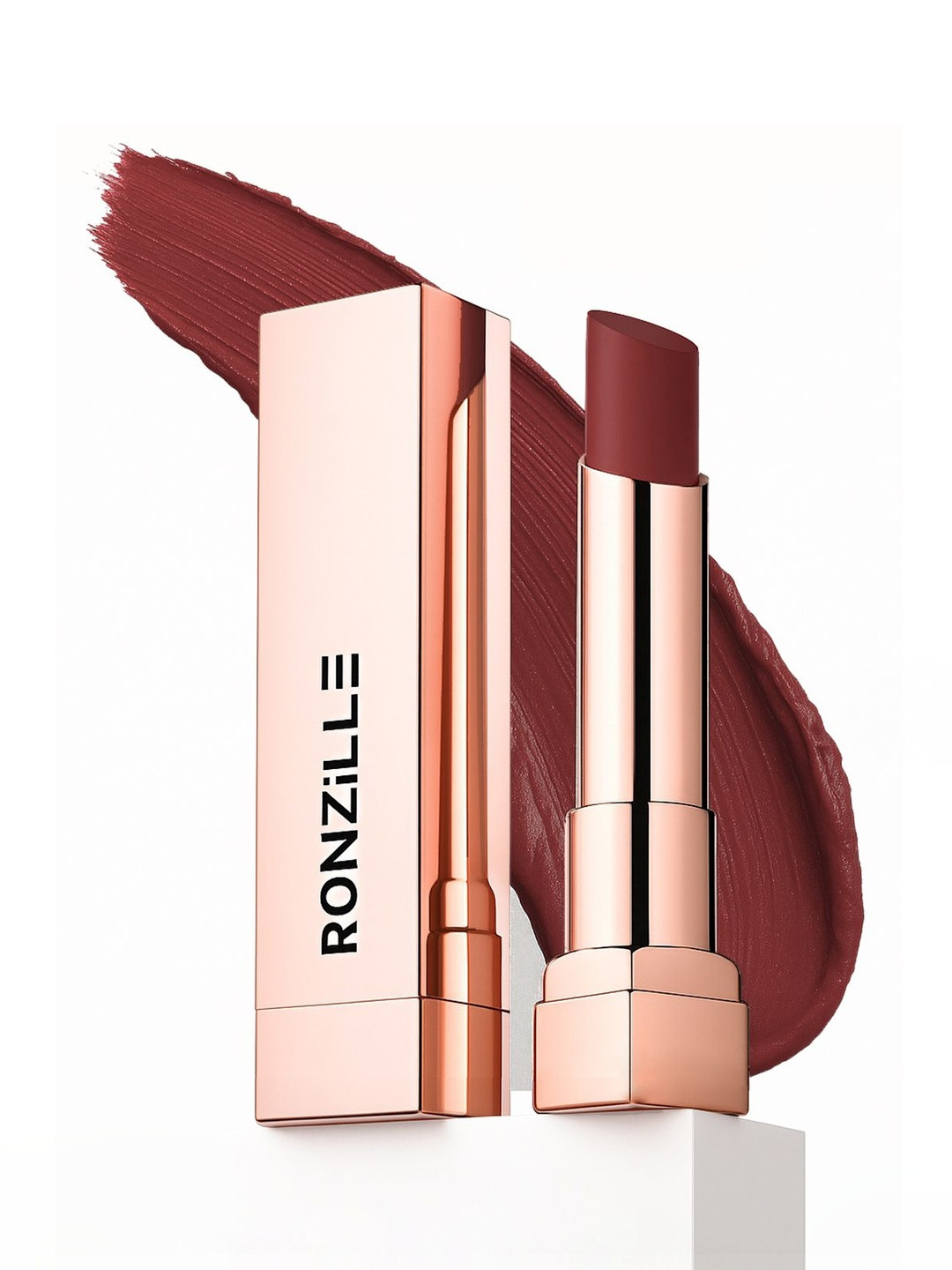 Ronzille Non Drying Long Stay Creamy Matte Lipstick 4.5 g - Shade 02