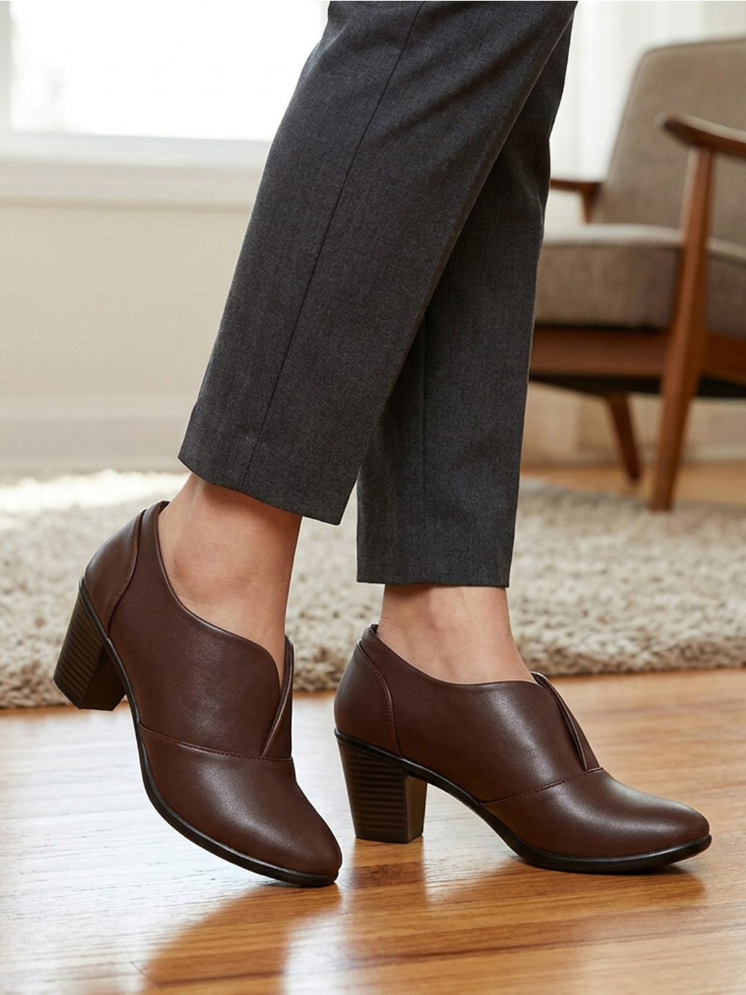 ELLE Pointed Toe Block Pumps