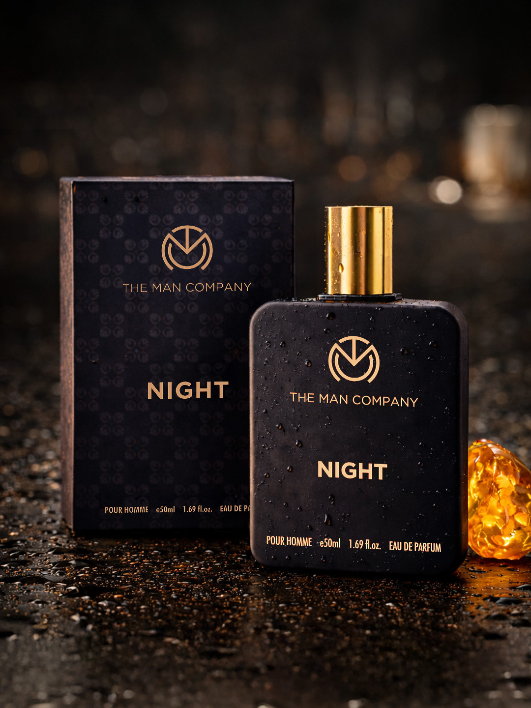 THE MAN COMPANY Night Pour Homme Long Lasting Eau De Parfum - 50 ml