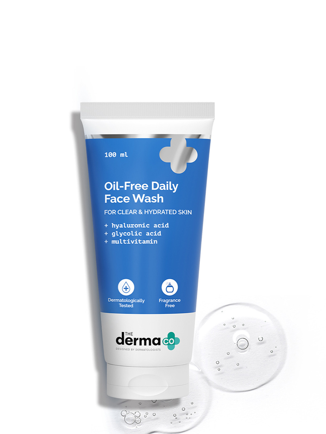 The Derma co. Oil-Free Daily Face Wash with Hyaluronic & Glycolic Acid - 100 ml